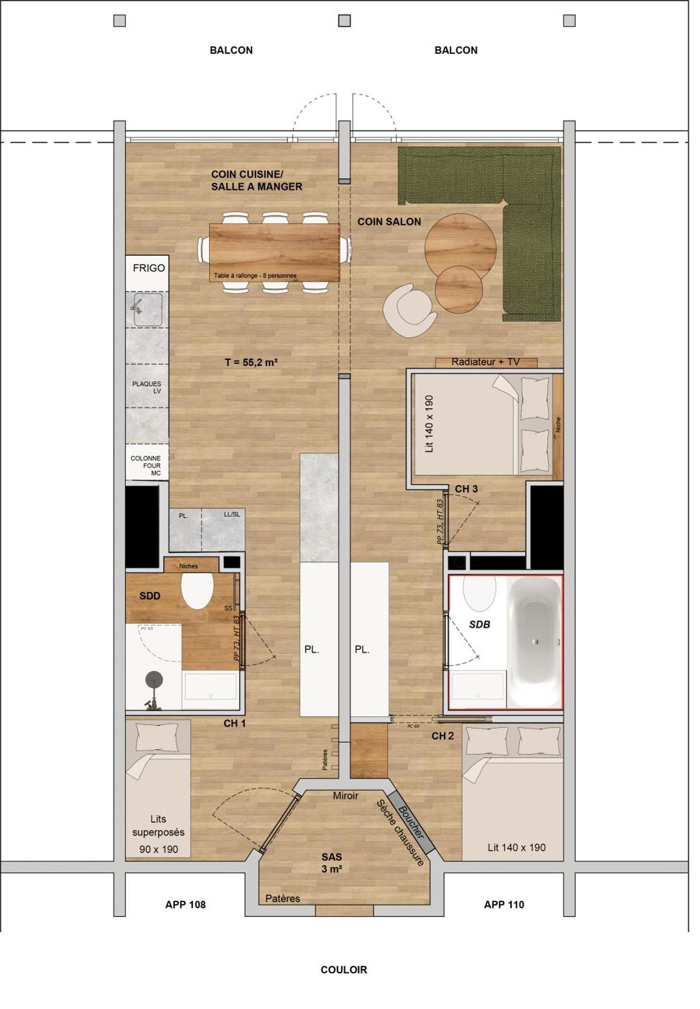 Arc 2000 - Appartement Ou Studio Avec Balcon Et Vue Les Arcs  Exterior foto